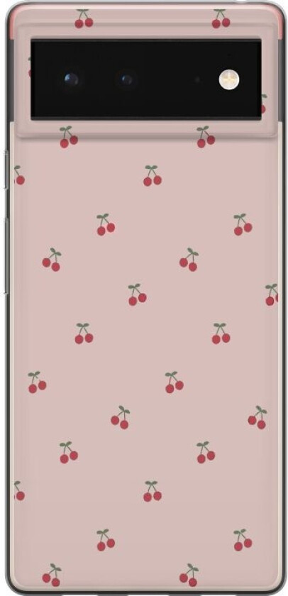 Mobildeksel til Google Pixel 6 med Kirsebær motiv