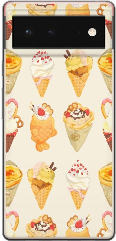 Mobildeksel til Google Pixel 6 med Glassig motiv