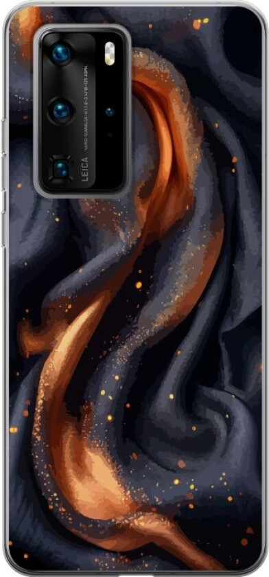 Mobildeksel til Huawei P40 Pro med Brennende silke motiv