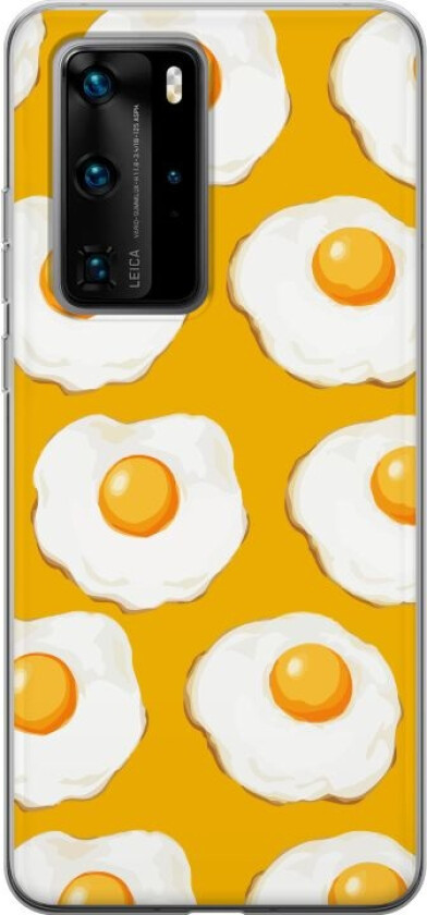 Mobildeksel til Huawei P40 Pro med Stekt egg motiv