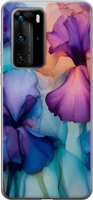 Mobildeksel til Huawei P40 Pro med Magiske blomster motiv