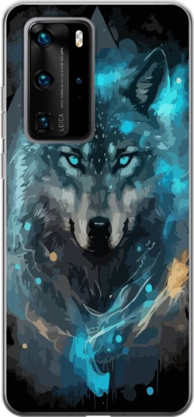 Mobildeksel til Huawei P40 Pro med Ulve motiv