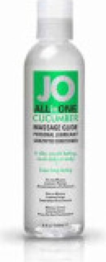 SYSTEM JO SENSUELL MASSASJEOLJE, AGURK, 120ML