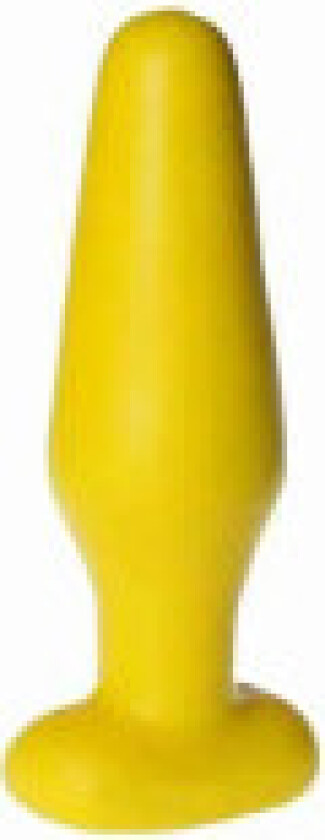 Atelier Wilhelm Butt Plug klein, gelb, 4,1 x 12,5 cm