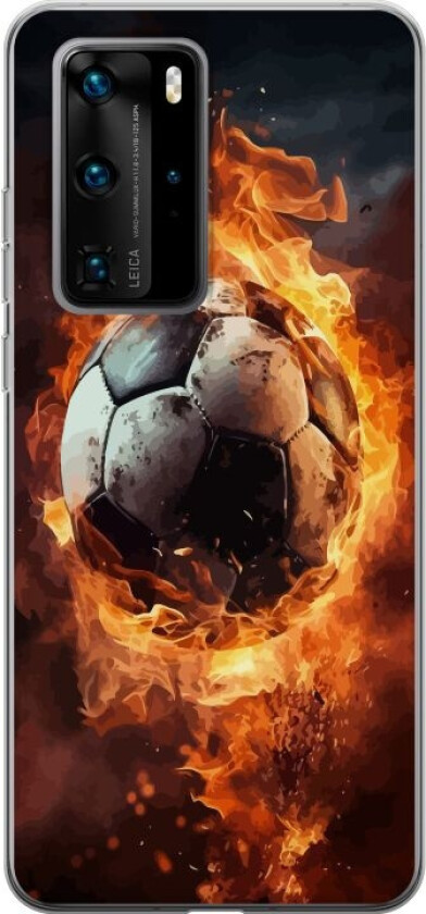 Mobildeksel til Huawei P40 Pro med Fotball motiv