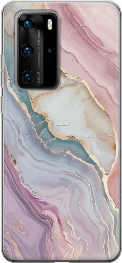 Mobildeksel til Huawei P40 Pro med Marmor motiv
