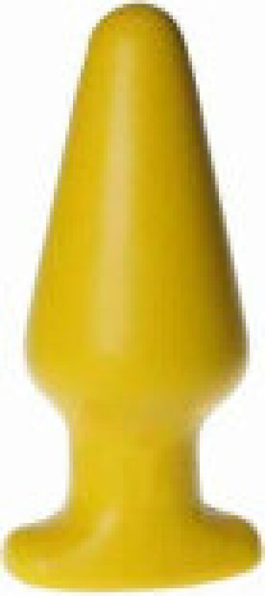 Atelier Wilhelm Butt Plug medium, gelb, 5,5 x 13 cm
