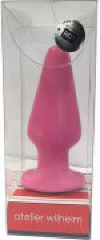 Atelier Wilhelm Butt Plug medium, rosa, 5,5 x 13 cm