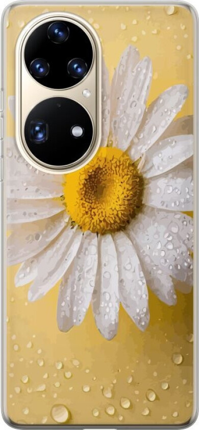 Mobildeksel til Huawei P50 Pro med Porselensblomst motiv
