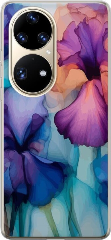 Mobildeksel til Huawei P50 Pro med Magiske blomster motiv
