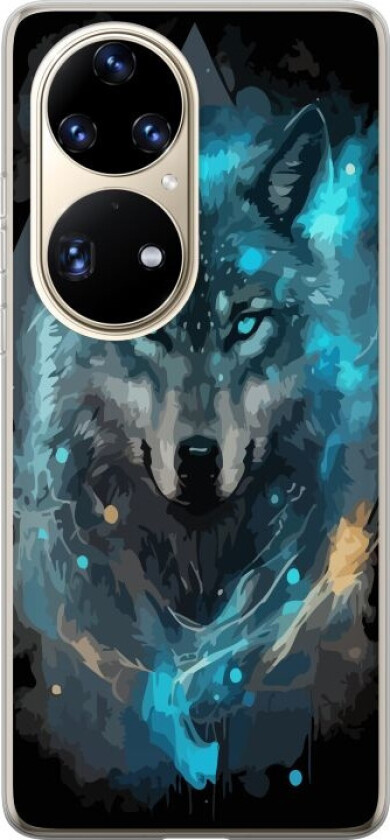 Mobildeksel til Huawei P50 Pro med Ulve motiv