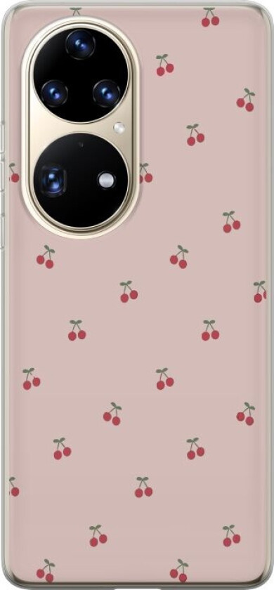 Mobildeksel til Huawei P50 Pro med Kirsebær motiv