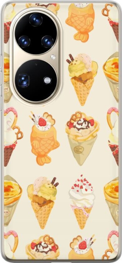 Mobildeksel til Huawei P50 Pro med Glassig motiv