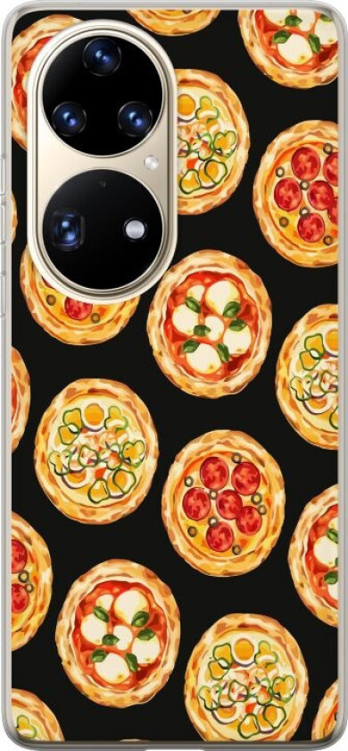 Mobildeksel til Huawei P50 Pro med Pizza motiv
