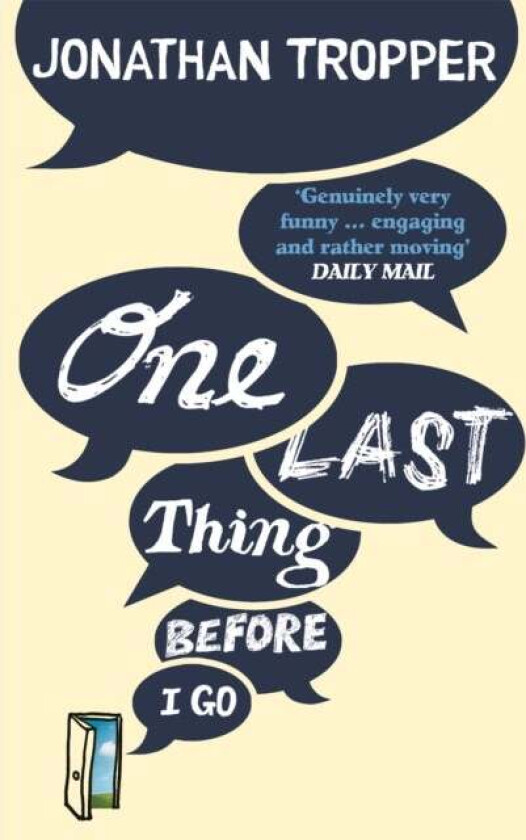 One Last Thing Before I Go av Jonathan Tropper