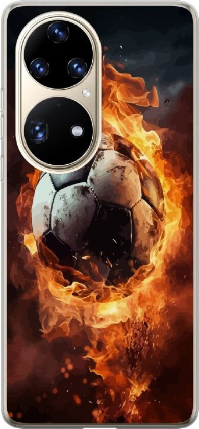 Mobildeksel til Huawei P50 Pro med Fotball motiv