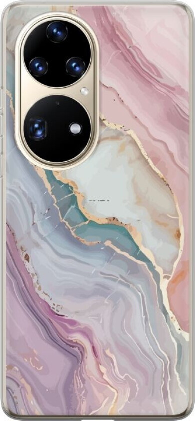 Mobildeksel til Huawei P50 Pro med Marmor motiv
