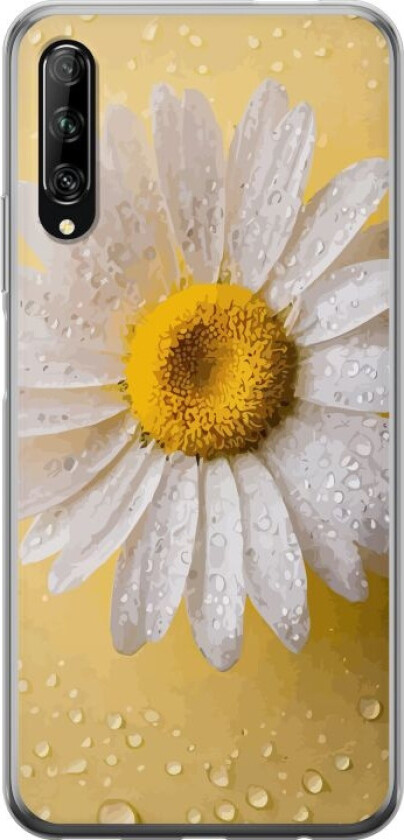 Mobildeksel til Huawei P smart Pro 2019 med Porselensblomst motiv