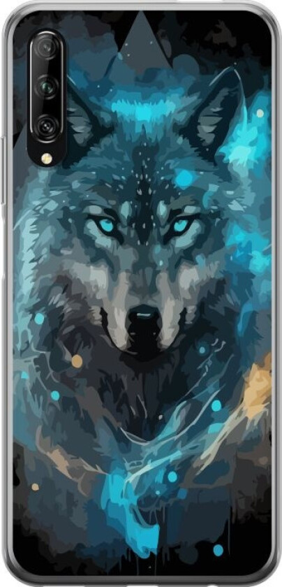 Mobildeksel til Huawei P smart Pro 2019 med Ulve motiv