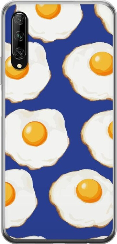 Mobildeksel til Huawei P smart Pro 2019 med Stekte egg motiv