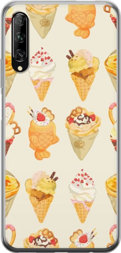 Mobildeksel til Huawei P smart Pro 2019 med Glassig motiv