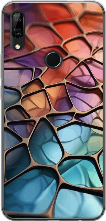 Mobildeksel til Huawei P Smart Z med Metalliskt mønster motiv