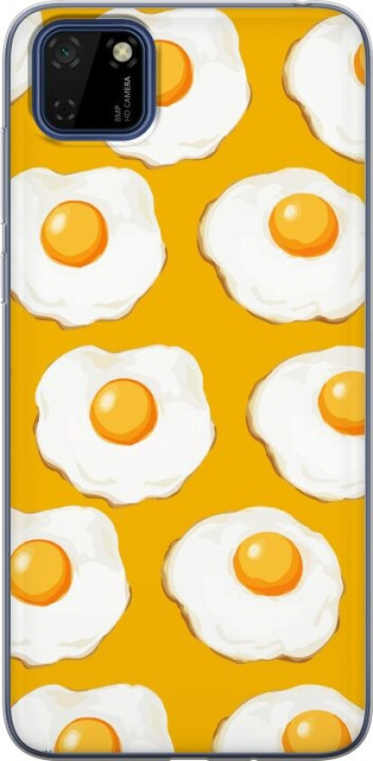 Mobildeksel til Huawei Y5p med Stekt egg motiv