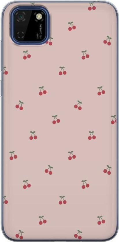 Mobildeksel til Huawei Y5p med Kirsebær motiv
