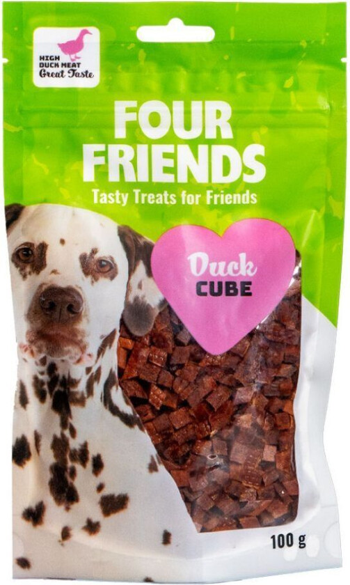 Dog Duck Cube Godbiter til hund 100 g