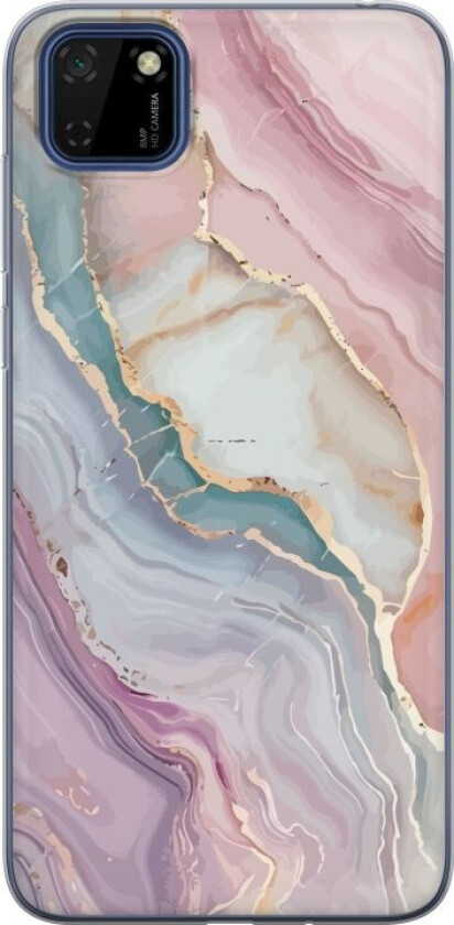 Mobildeksel til Huawei Y5p med Marmor motiv
