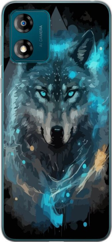 Mobildeksel til Motorola Moto E13 med Ulve motiv