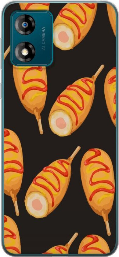 Mobildeksel til Motorola Moto E13 med Kyllinglår motiv