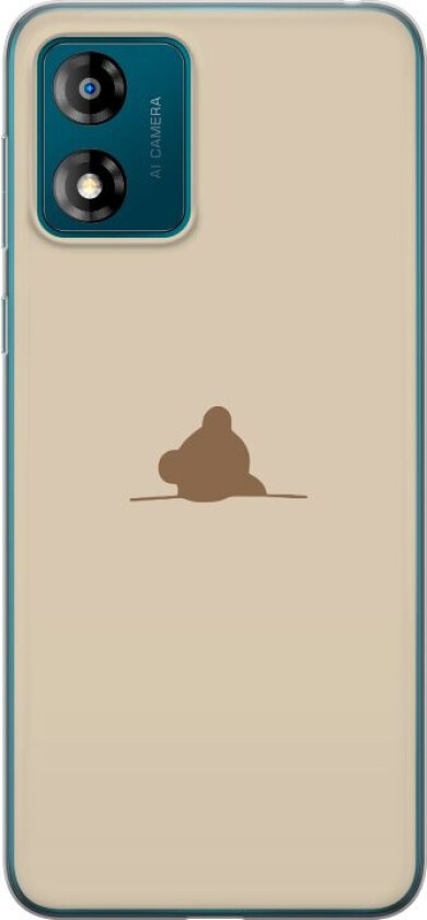 Mobildeksel til Motorola Moto E13 med Nalle motiv