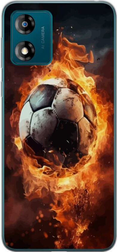 Mobildeksel til Motorola Moto E13 med Fotball motiv
