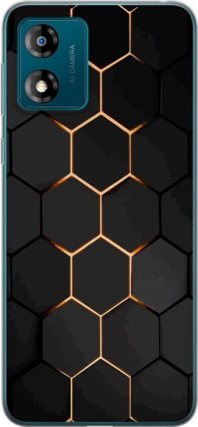 Mobildeksel til Motorola Moto E13 med Luksuriøst Mønster motiv