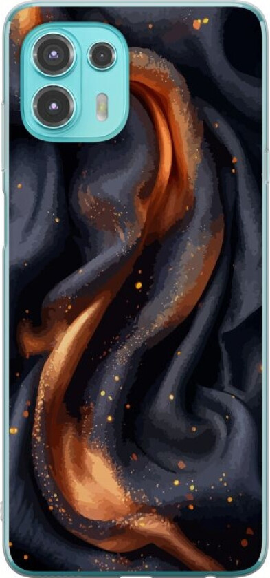 Mobildeksel til Motorola Edge 20 Lite med Brennende silke motiv