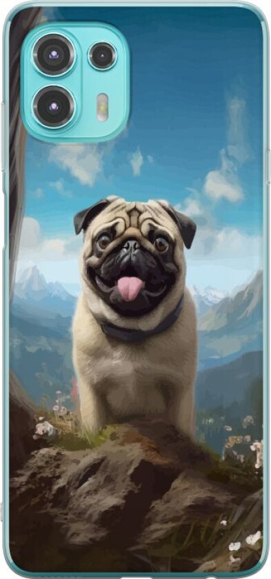 Mobildeksel til Motorola Edge 20 Lite med Glad Hund motiv