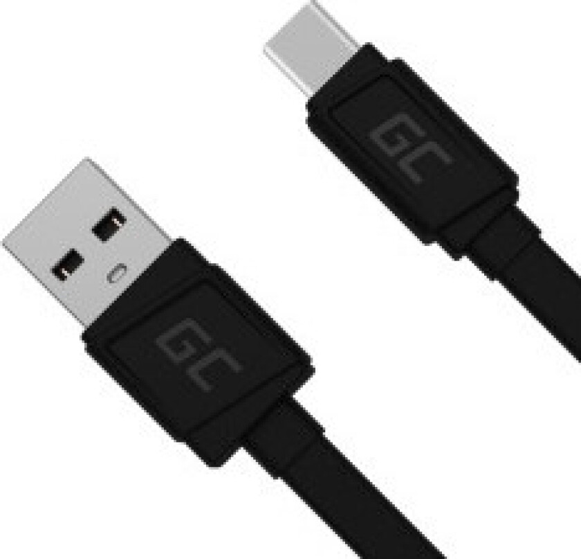 GCmatte USB-C Flat kabel 25 cm med hurtiglading