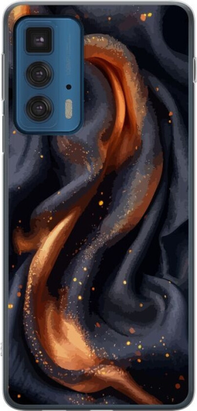 Mobildeksel til Motorola Edge 20 Pro med Brennende silke motiv
