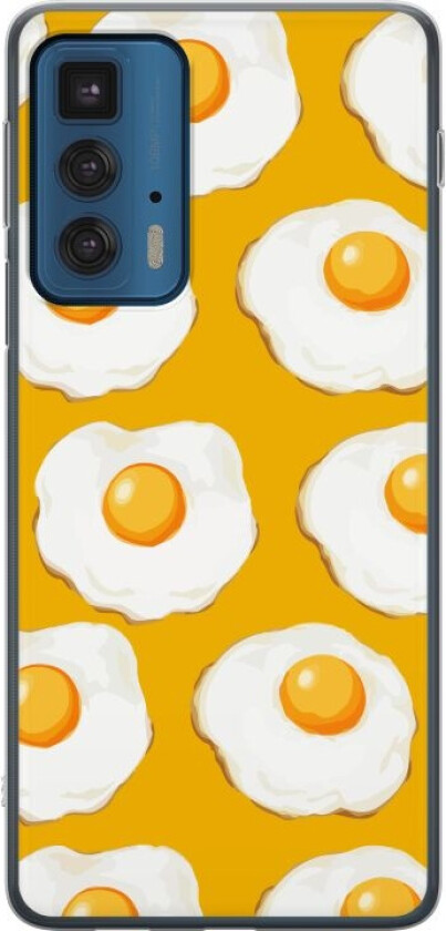 Mobildeksel til Motorola Edge 20 Pro med Stekt egg motiv