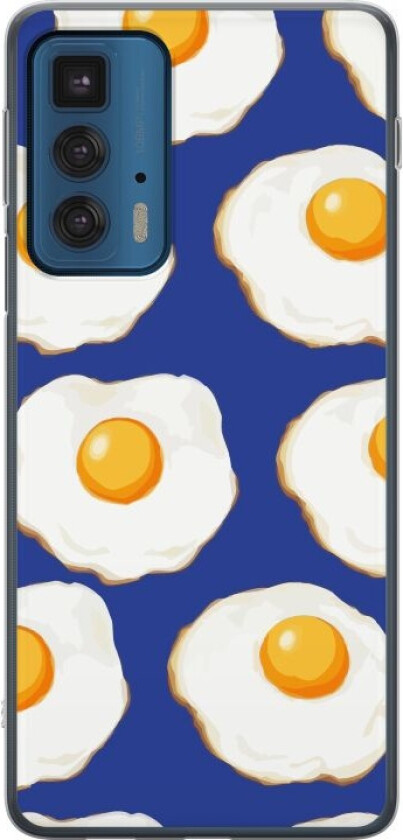 Mobildeksel til Motorola Edge 20 Pro med Stekte egg motiv