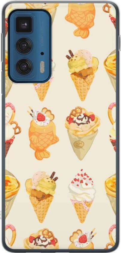 Mobildeksel til Motorola Edge 20 Pro med Glassig motiv