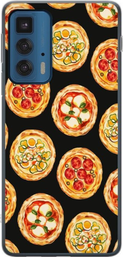 Mobildeksel til Motorola Edge 20 Pro med Pizza motiv