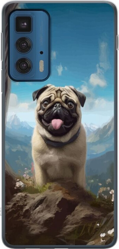 Mobildeksel til Motorola Edge 20 Pro med Glad Hund motiv
