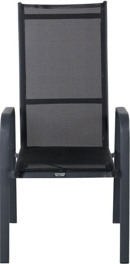 Bilde av Copacabana hagestol stabelbar svart .