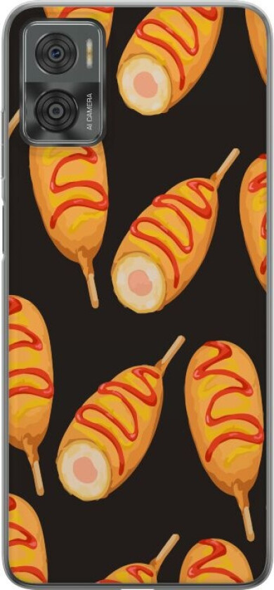 Mobildeksel til Motorola Moto E22i med Kyllinglår motiv