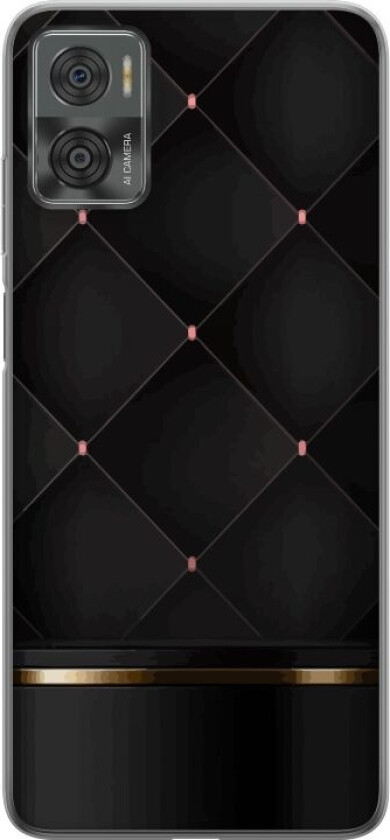 Mobildeksel til Motorola Moto E22i med Luksuslinje motiv