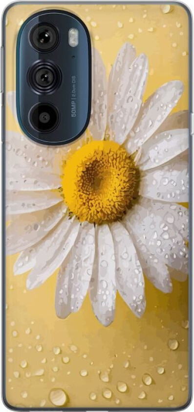 Mobildeksel til Motorola Edge 30 Pro med Porselensblomst motiv