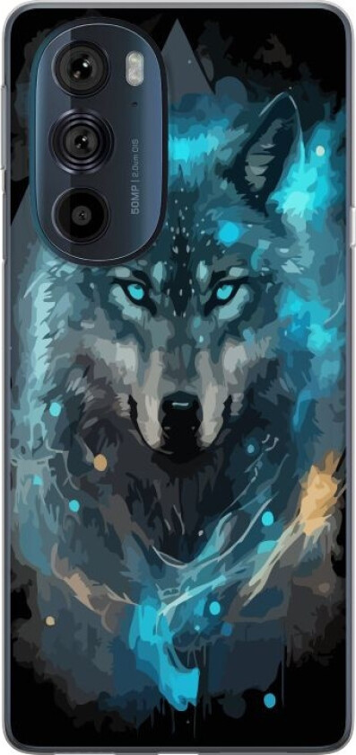 Mobildeksel til Motorola Edge 30 Pro med Ulve motiv