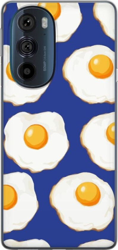 Mobildeksel til Motorola Edge 30 Pro med Stekte egg motiv